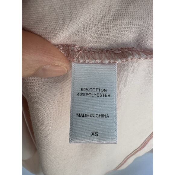 Koolaburra by UGG Women's XS Babydoll Top Light Pink V-Neck Casual Boho Blouse - Picture 5 of 6